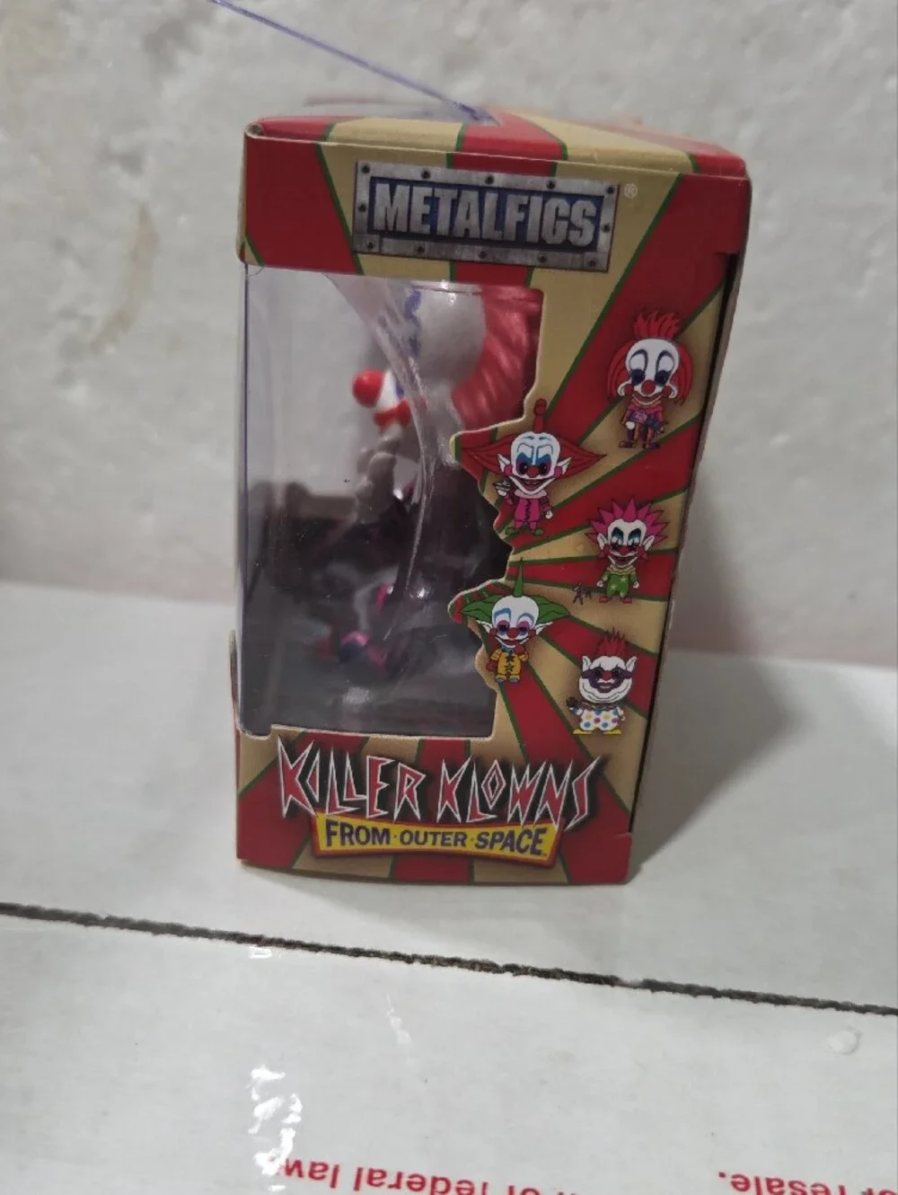 Ada MetalFigs Rudy Killer Klowns Die-Cast Figure - Red/White/Blue